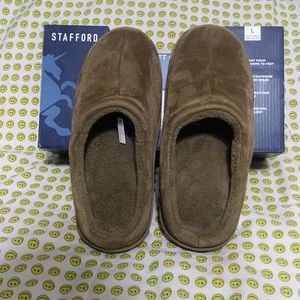 stafford memory foam slippers